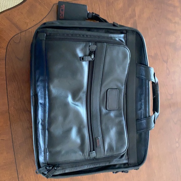 tumi soft briefcase